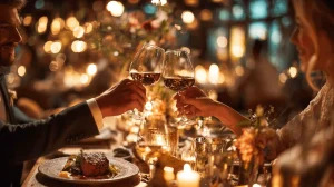 Como comemorar casamento em restaurante?